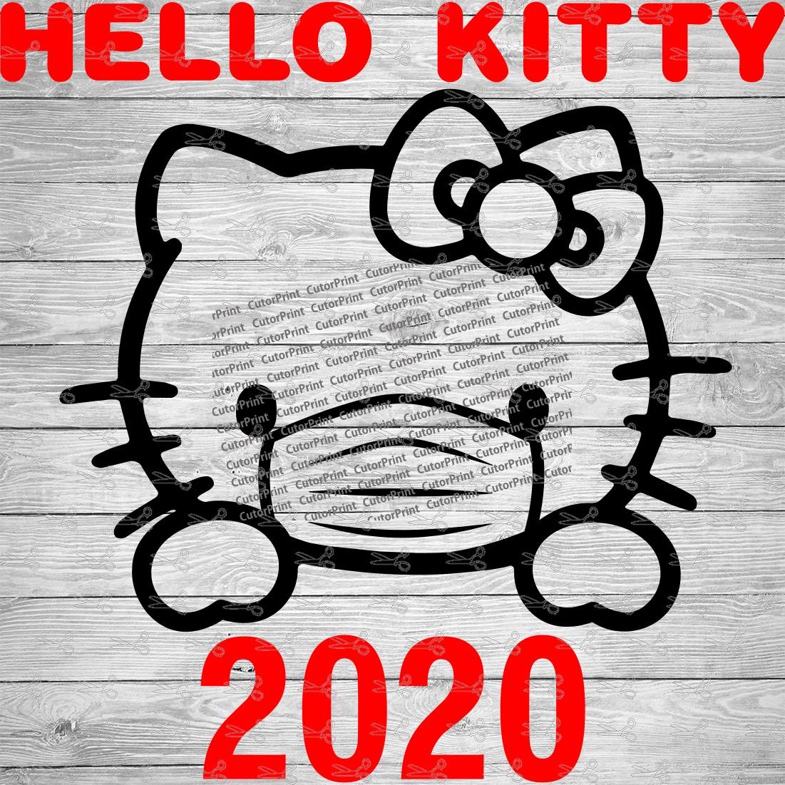 Download Hello Kitty 2020 SVG,EPS & PNG Files | Digital Download files for Cricut, Silhouette Cameo, and more