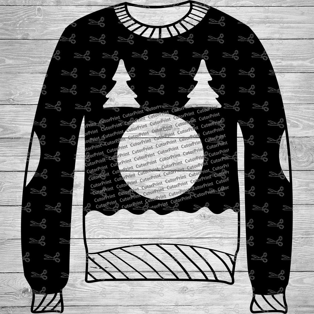 Ugly Christmas Sweater 2 SVG,EPS & PNG Files - Digital Download files