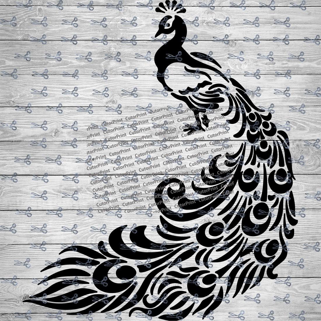 Peacock SVG For Cricut