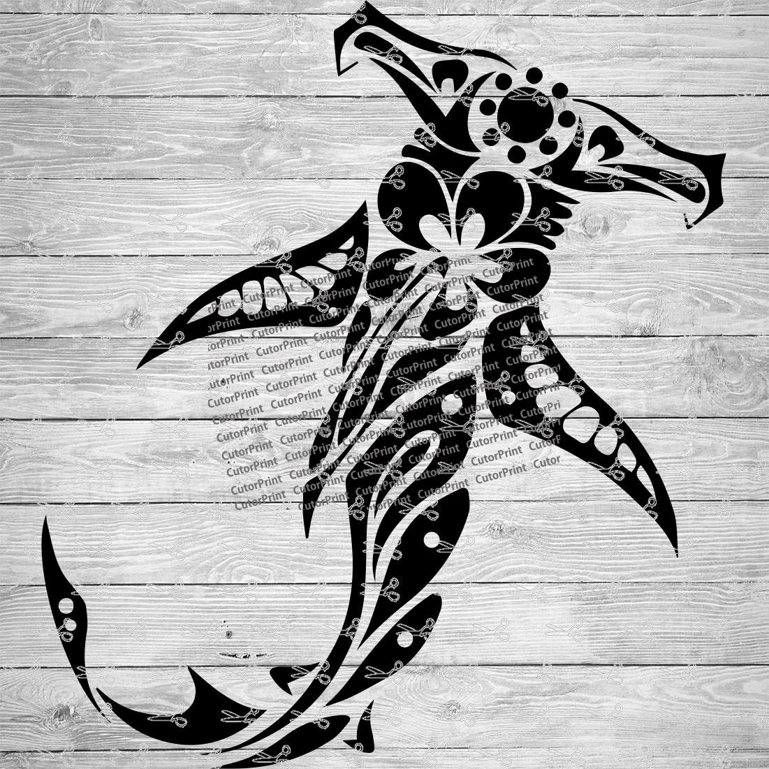 POLYNESIAN - MAORI SHARK TATTOO - YouTube