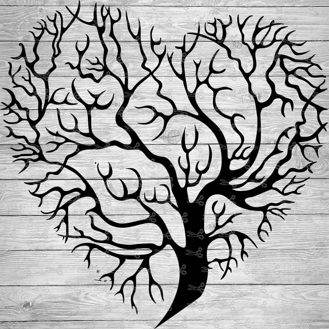 Heart Tree SVG,EPS & PNG Files - Digital Download files for Cricut