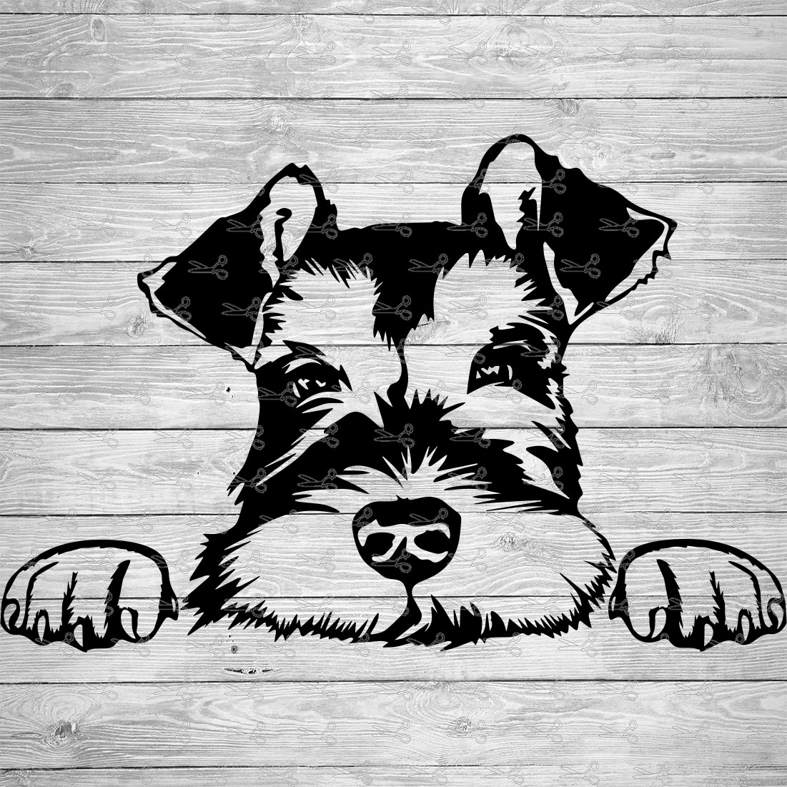 Miniature Schnauzer SVG,EPS &amp; PNG Files - Digital Download files for