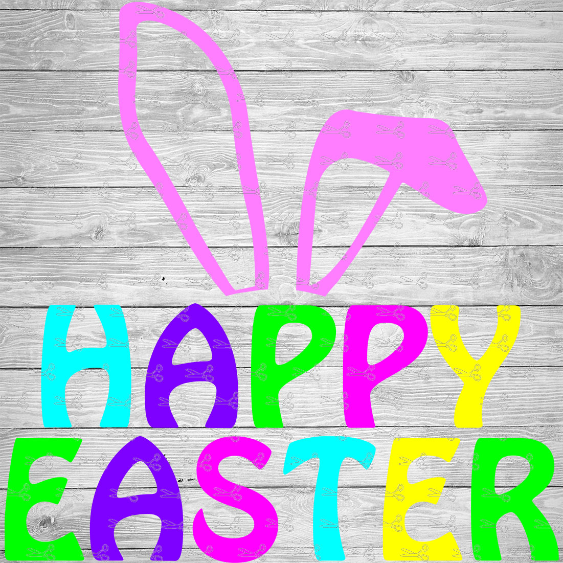 Happy Easter SVG,EPS & PNG Files - Digital Download files for Cricut